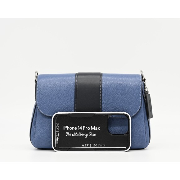 COACH GRACE Convertible Shoulder Bag Chambray Pebbled Leather CH207 NWT $450 - Picture 2 of 14